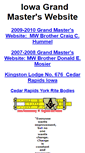 Mobile Screenshot of iowagrandmaster.org
